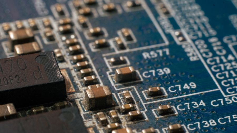 Detailed electronic circuit board